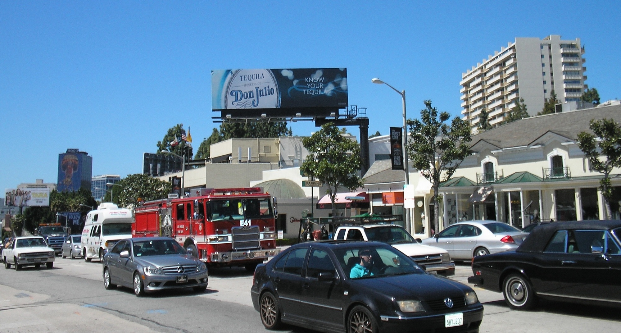 Sunset Strip W/Sunset Plaza Dr. W. Hollywood N/L-Illuminated - 30035W