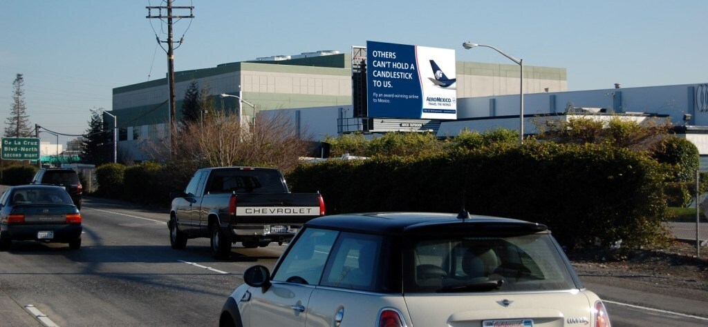 Bayshore Fwy N/San Jose Intl Airport Santa Clara W/L-Illuminated - 6196N