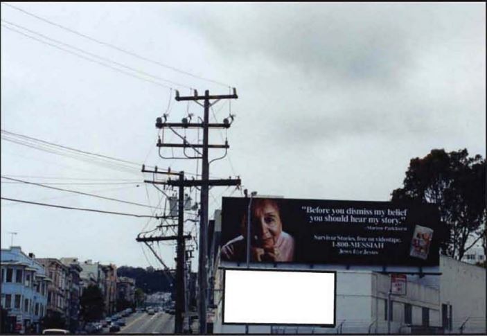 Duboce Ave E/Valencia St San Francisco N/L E/F-Illuminated - 7076E