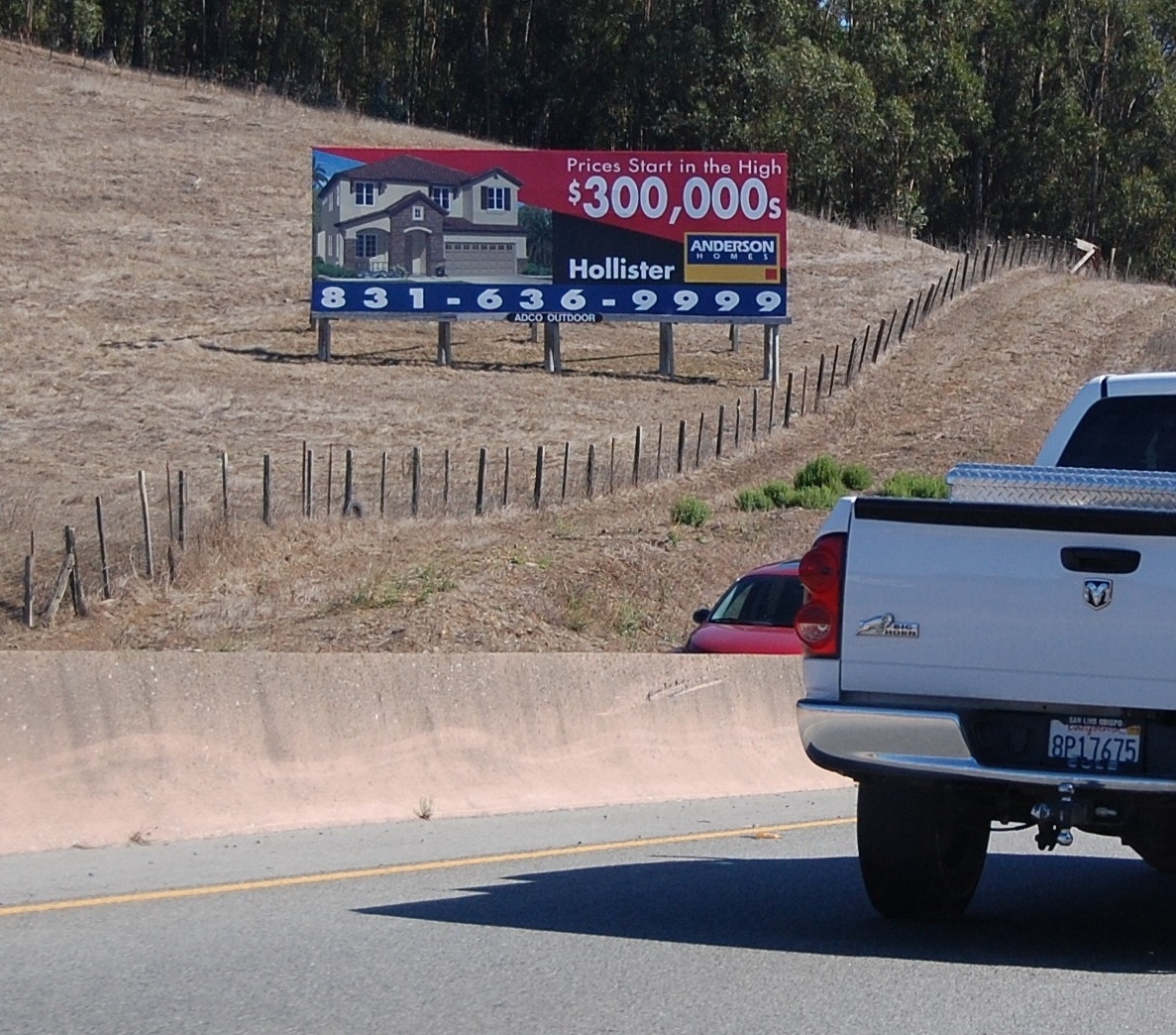 Hwy 101 1 mi S/Hwy 156E 11mi S/Gilroy W/L S/F-Scotchlite - 5024S