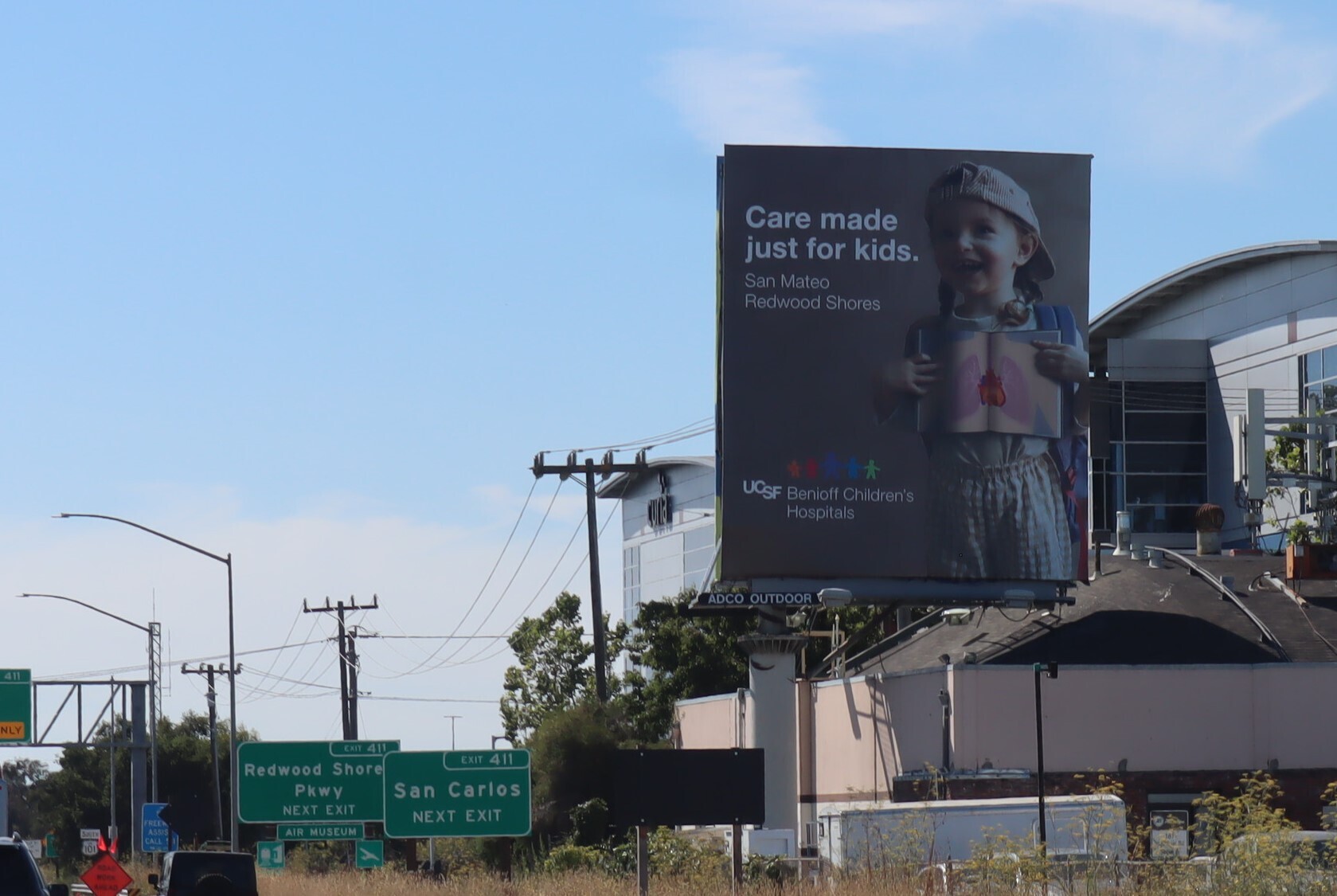 Bayshore Fwy 3 mi S/Hwy 92 San Carlos W/L-Illuminated - 8016N
