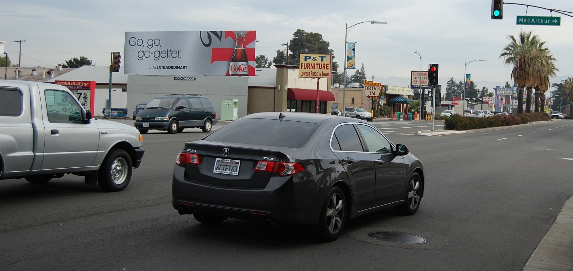 Stevens Creek E/I-880 San Jose N/L W/F-Scotchlite - 6183W