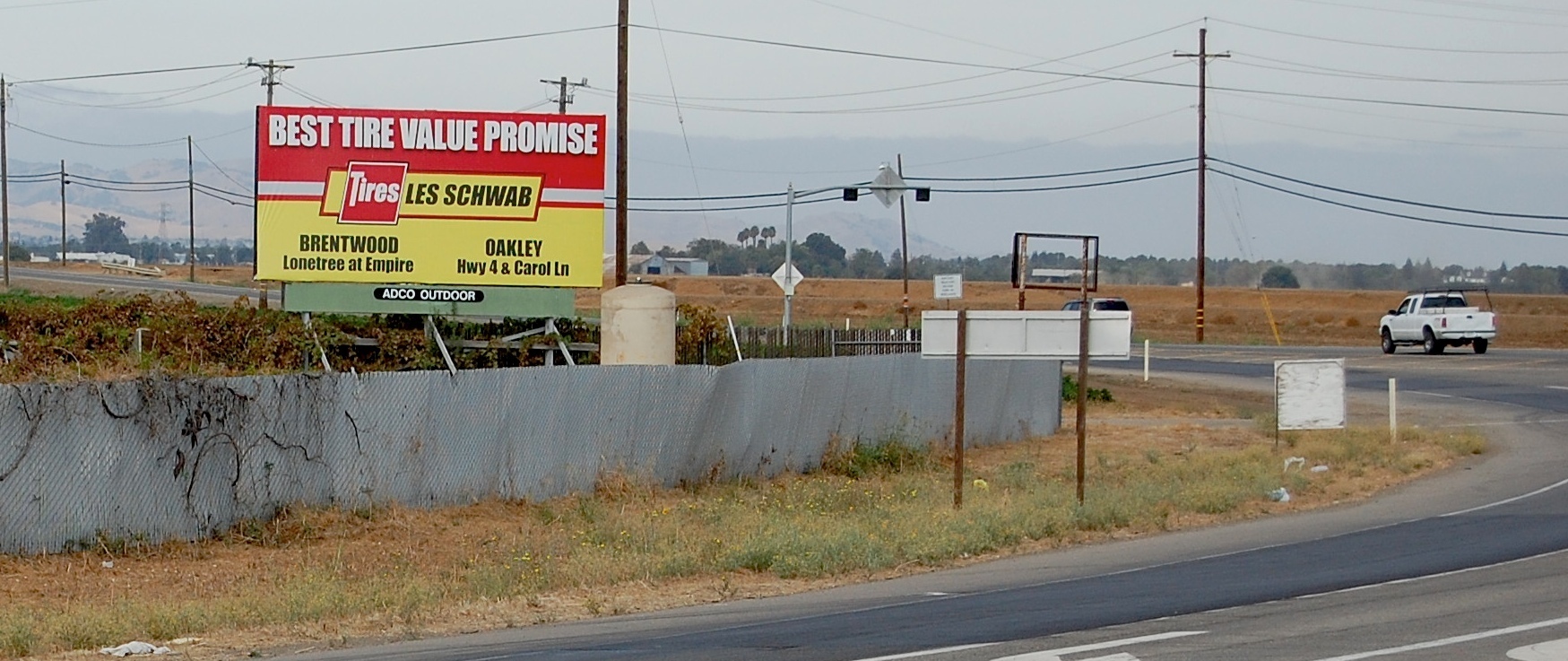 Hwy 4 W/Point of Timber Brentwood S/L-Scotchlite - 2034W