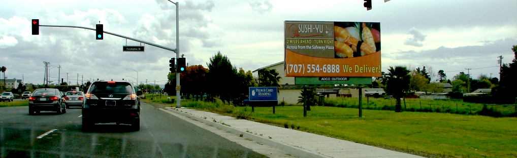 Hwy 29 8 mi S/Napa American Canyon W/L-Scotchlite - 21001S