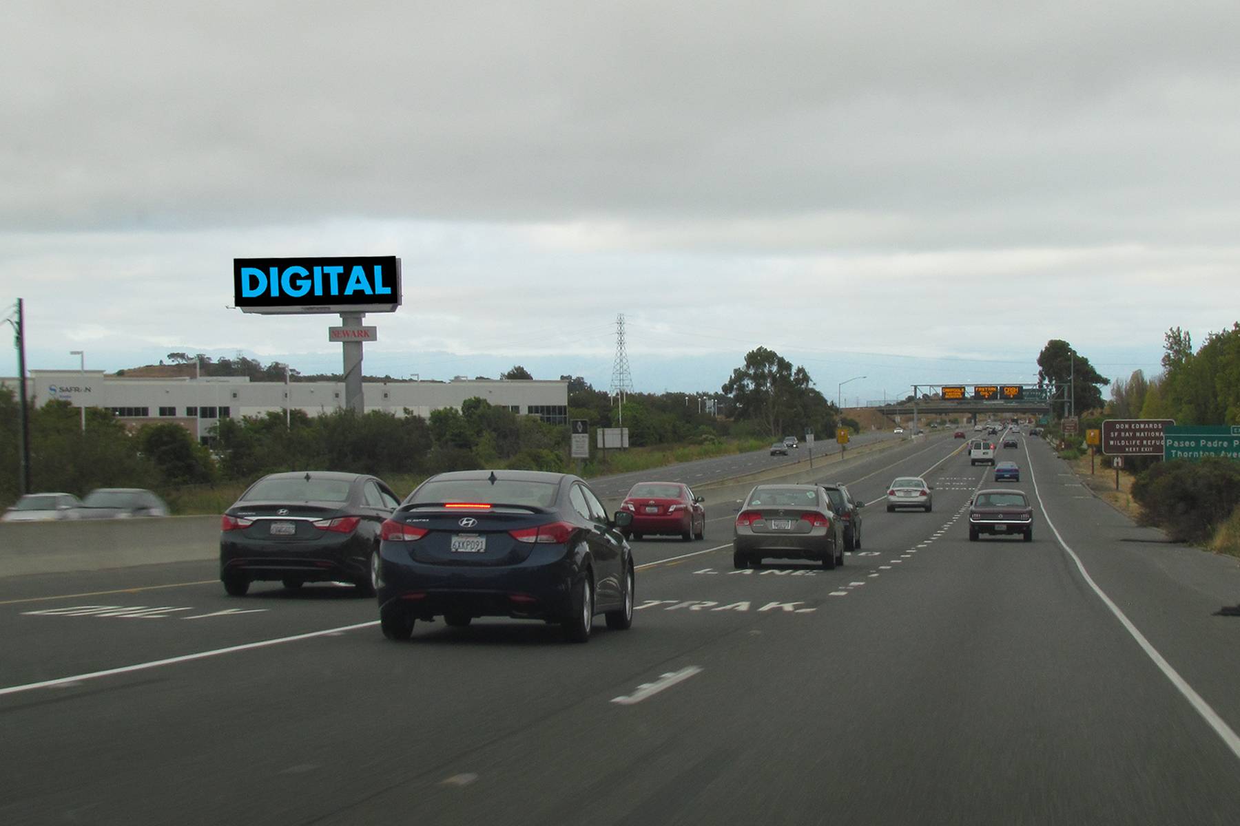 Dumbarton Bridge (Hwy 84) SS 1 Mile E/O Toll Plaza