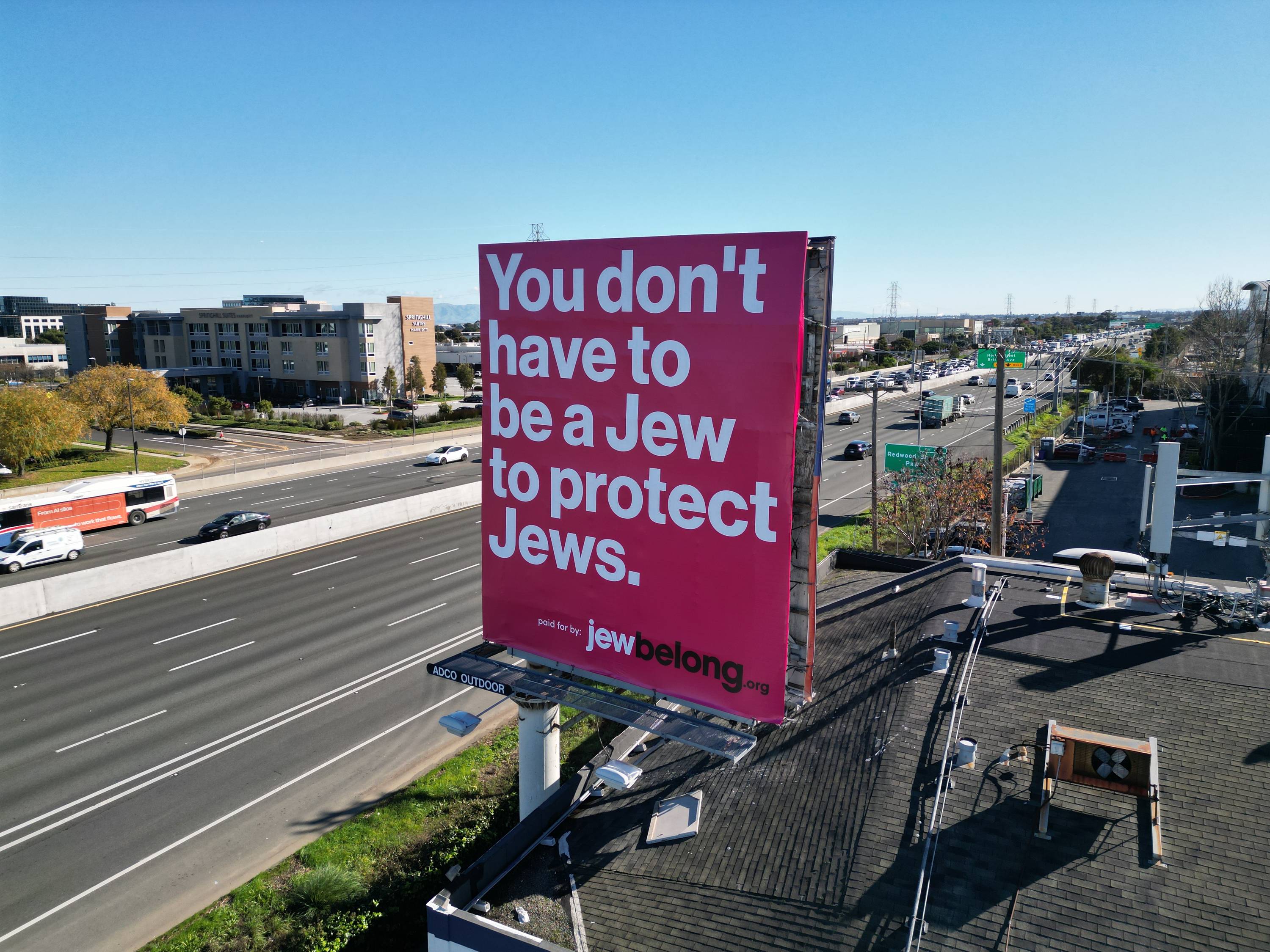 Bayshore Fwy 3 mi S/Hwy 92 San Carlos W/L-Illuminated - 8016N